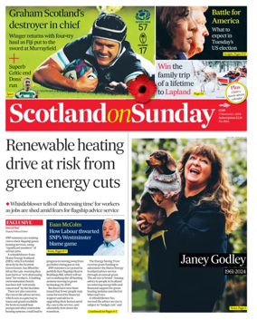 Cover of Scotland on Sunday