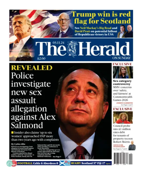 Cover of Sunday Herald