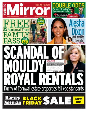 Cover of Sunday Mirror (Northern Ireland)