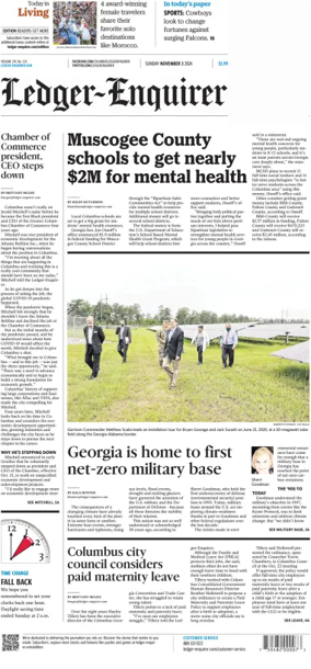 Cover of Ledger-Enquirer (Sunday)