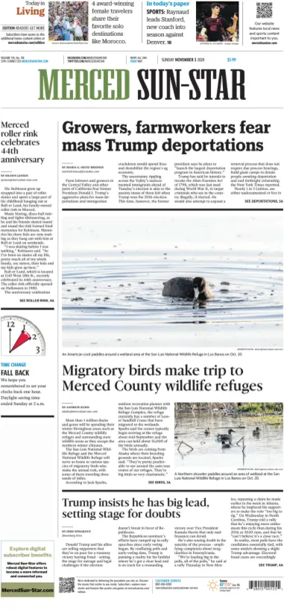 Cover of Merced Sun-Star (Saturday)