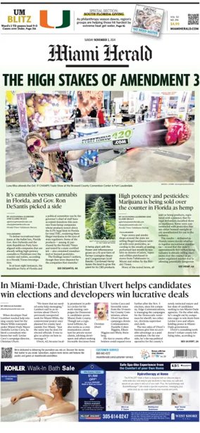Cover of Miami Herald (Sunday)