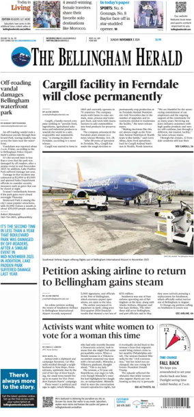 Cover of The Bellingham Herald (Sunday)