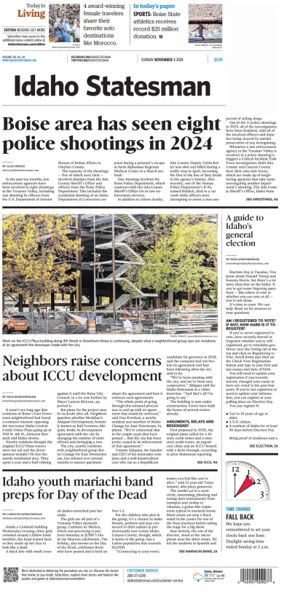 Cover of The Idaho Statesman (Sunday)