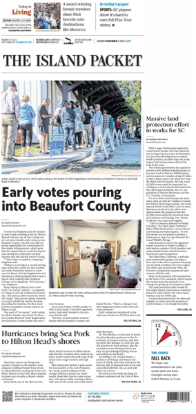 Cover of The Island Packet (Sunday)