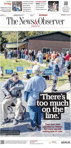 Cover of The News & Observer (Sunday)