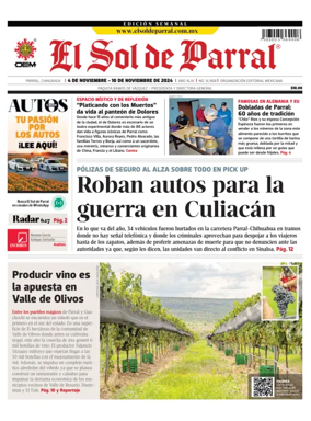 Cover of El Sol de Parral