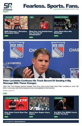 Cover of Stadium Rant