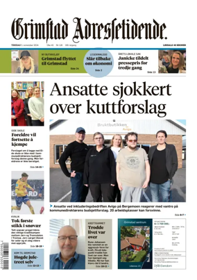 Cover of Grimstad Adressetidende