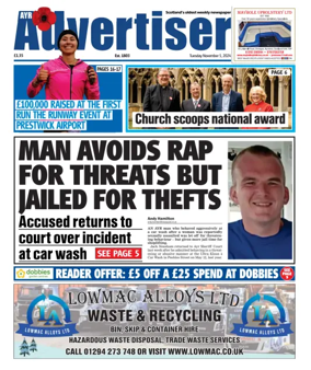 Cover of Ayr Advertiser