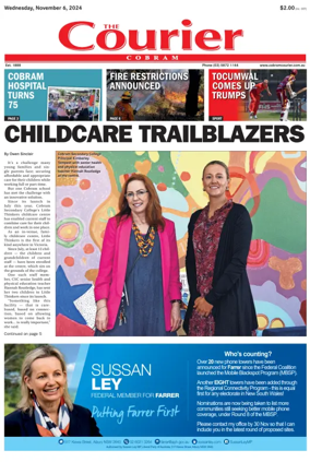 Cover of The Cobram Courier