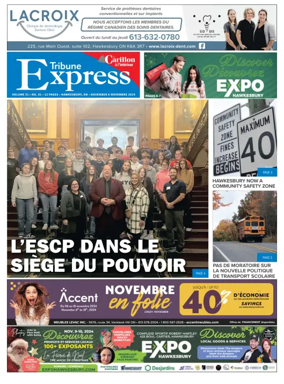 Cover of Tribune Express