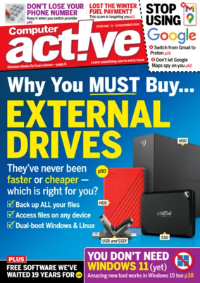 Cover of Computer Active (UK)