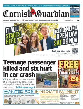 Cover of Cornish Guardian (St. Austell & Fowey)