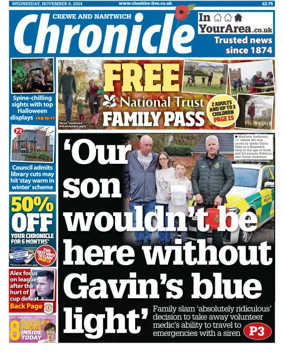 Cover of Crewe Chronicle