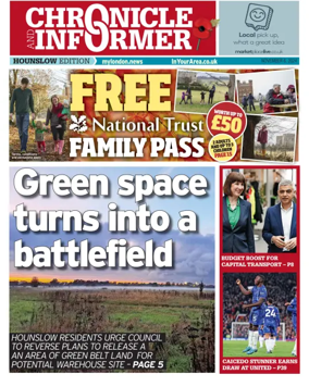 Cover of Hayes & Harlington Gazette