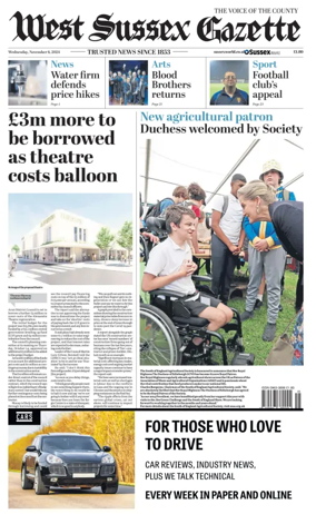 Cover of West Sussex Gazette