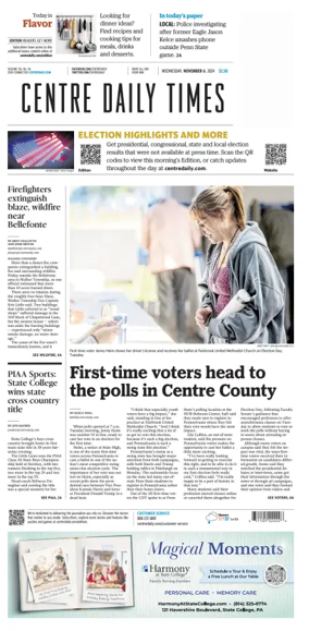 Cover of Centre Daily Times