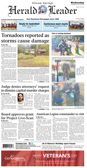 Cover of Siloam Springs Herald Leader