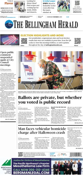 Cover of The Bellingham Herald