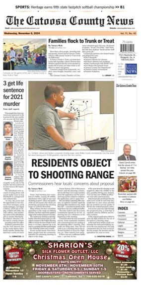 Cover of The Catoosa County News