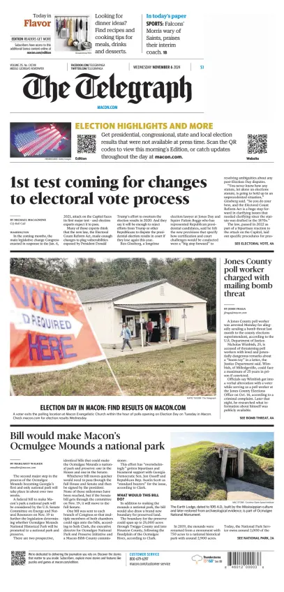 Cover of The Telegraph (Macon)