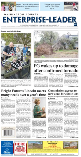 Cover of Washington County Enterprise-Leader