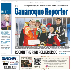 Cover of The Gananoque Reporter