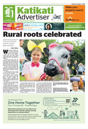 Cover of Katikati Advertiser