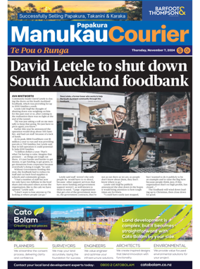 Cover of Manukau Courier