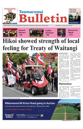 Cover of Taumarunui Bulletin