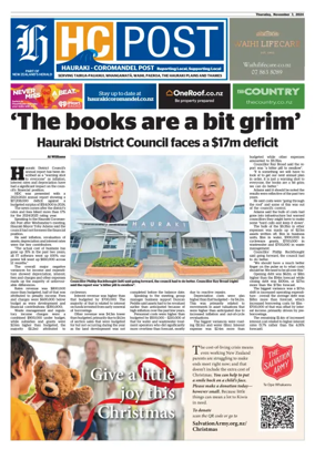 Cover of Waihi Leader