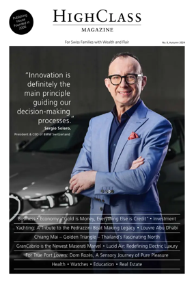 Cover of HighClass Magazine (English)