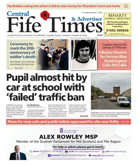 Cover of Central Fife Times