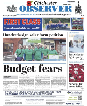 Cover of Chichester Observer