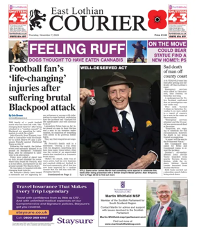 Cover of East Lothian Courier