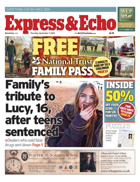 Cover of Express & Echo (City & East Devon Edition)