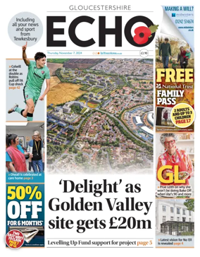 Cover of Gloucestershire Echo