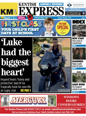 Cover of Kentish Express Ashford & District