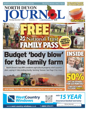 Cover of North Devon Journal