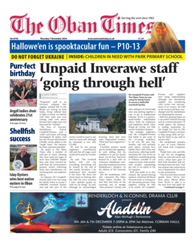 Cover of The Oban Times