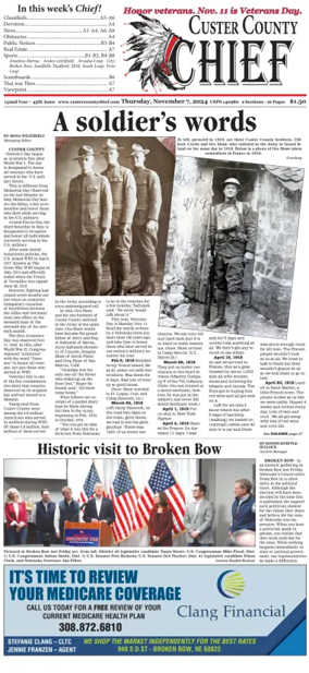 Cover of Custer County Chief