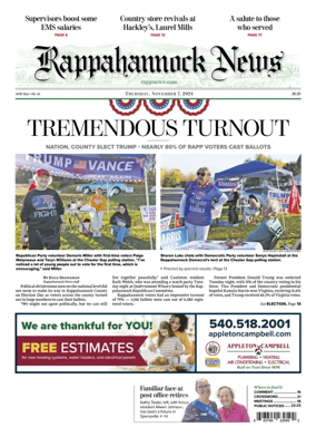Cover of Rappahannock News