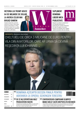 Cover of Romania Libera - Friday Edition