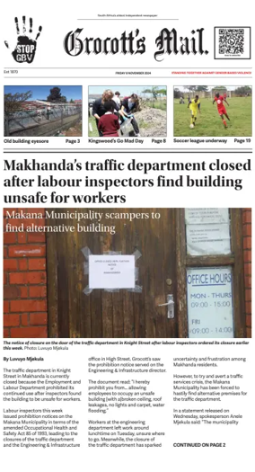 Cover of Grocott's Mail