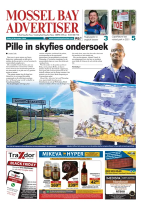 Cover of Mossel Bay Advertiser
