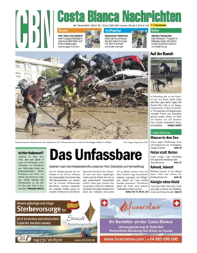 Cover of Costa Blanca Nachrichten