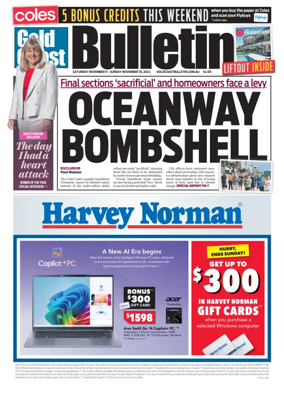 Cover of Weekend Gold Coast Bulletin