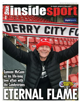 Cover of Irish Daily Star - Inside Sport