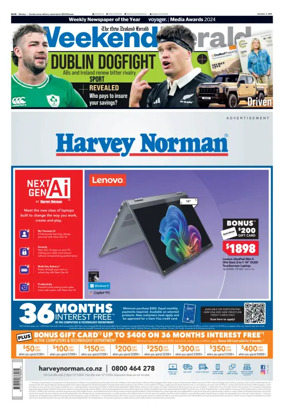 Cover of Weekend Herald